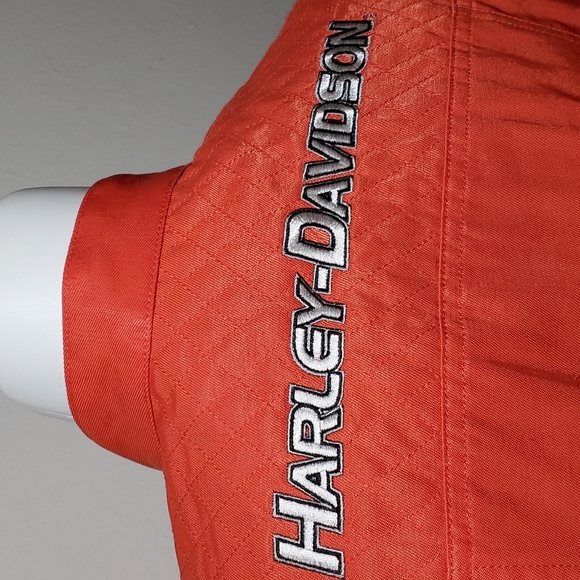 Harley-Davidson Red/Orange Motorcycle Jacket - Picture 9 of 13